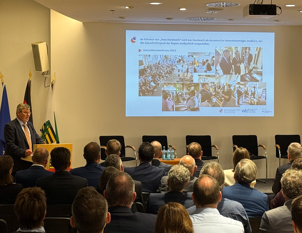 Jens-Torsten Jacob stellte das Projekt Inno-Handwerk vor